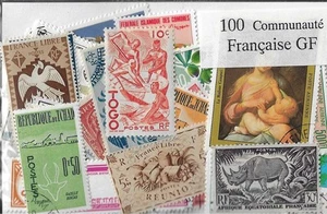 100 All Different FRENCH COLONIES & FORMER COLONIES STAMPS, A LOVELY LOT - Picture 1 of 1