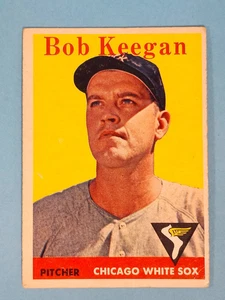 1958 Topps Bob Keegan Chicago White Sox #200 VG light wrinkles ⚾ - Picture 1 of 12