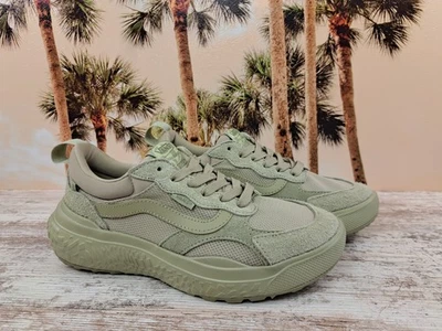 Vans UltraRange VR3 Zapatos Low Cush Verde Oliva Tenis Para Mujer Talla 8 NUEVO Foto 1 de 4