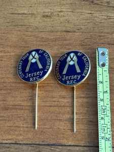 Jersey Rugby Badges American Tour Sports Unusual Collectable Items Rare 7L - Bild 1 von 2