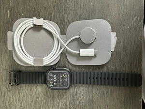 Apple Watch Ultra 2 (GPS + LTE) 49MM Black Titanium Case Black Milanese Loop - Photo 1 sur 6