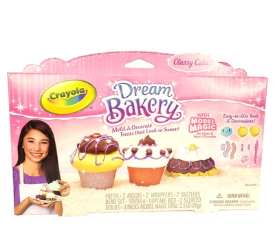 Kit de panadería Crayola Dream Crea cupcakes de imitación con herramientas de decoración mágica modelo Foto 1 de 4