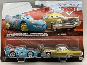 Disney Pixar Cars Die-Cast Metall - Bling Bling McQueen und Tex Dinoco 2er Pack - Bild 1 von 2