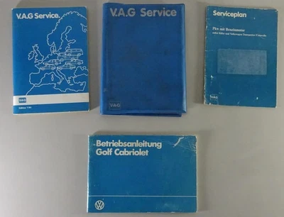 Manual de Instrucciones + Servicio VW Golf I/1 Cabrio/ Cabriolet Stand 02/1984 - Imagen 1 de 4