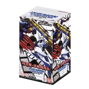 KOREAN DIGIMON TCG Booster Pack Secret Crisis [BTK-17] Box(24 Packs) - Picture 1 of 3
