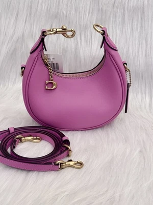 NWT COACH Jonie Bag Leather Bag CR508 in Brass/FUCHSIA - Image 1 of 4