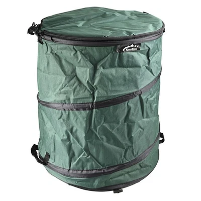 Kestek Gartenabfallsack 100L Pop Up Deckel Reißverschluss Laubsack Laubtasche - Bild 1 von 4