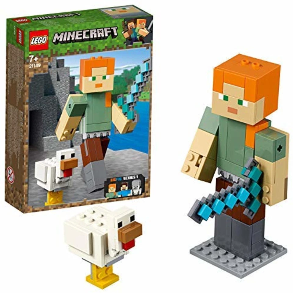 LEGO MAIN CRAFT MINE CRAFT Big Fig Alex and chicken 21149 F/S w/Tracking# Japan - Image 1 of 4