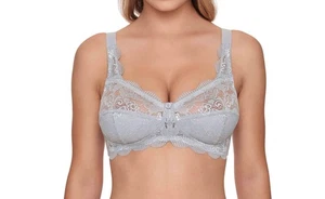 SUSA 80B Special Price Lace Bra 7814 Non Wired Grey (024) - Picture 1 of 4