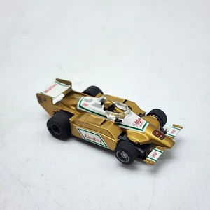 Vintage Tyco 440x2 Miller High Life #9 F1 Indy Ho Slot Car Gold White - Picture 1 of 7