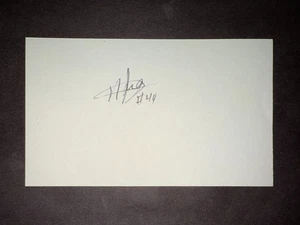 Tarjeta índice firmada 3x5 Alfredo Figaro, Tigres (Debut 2009) (HS) - Imagen 1 de 1