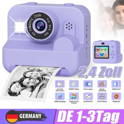 Kinder Kamera Digital Fotokamera Fotoapparat Kamera mit 32GB Spielzeug Geschenk - Bild 1 von 4