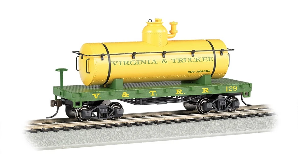 Bachmann 72104 HO Virginia & Truckee Old-Time Tank Car #129  NIB - Image 1 of 1