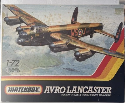 Matchbox Avro Lancaster bomber kit in 1/72 scale Model Pk-602 - Image 1 of 4