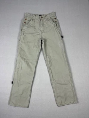 Vintage Tommy Hilfiger Carpenter Pants Mens 30x32 Beige Straight Leg Baggy 90s - Image 1 of 4