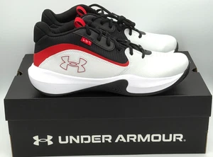 Under Armour Lockdown 7 Zapatos Para Hombre Talla 11.5 Negro Blanco Rojo 3028512-100 - Imagen 1 de 7