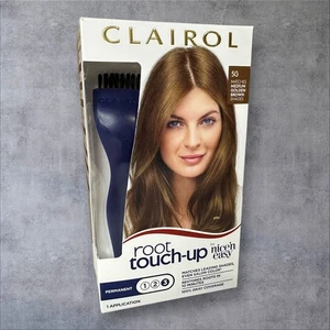 Clairol Root Touch-Up Colorblend Permanent Color #5G Medium Golden Brown - Picture 1 of 6