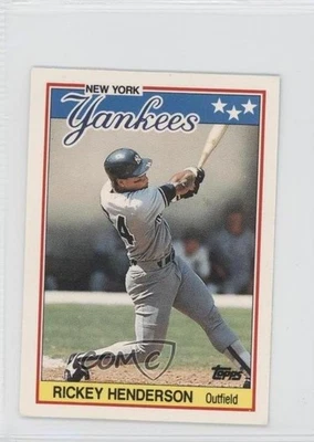 1988 Topps United Kingdom Minis Rickey Henderson #31 HOF - Image 1 of 2