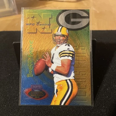 Playoff Illusions Brett Favre 1996 #100 Salón de la fama Foto 1 de 2