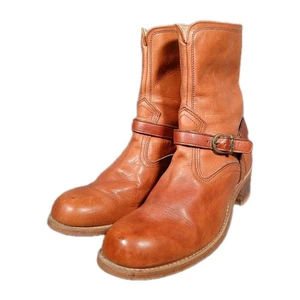 Botas Dexter Para Mujer 11 M Boho Western Campus Medio Pantorrilla Cuero Tobillo Cremallera Hebilla - Imagen 1 de 18