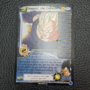 Vegeta, the Celestial P7 Promo Fusion Saga DBZ Dragon Ball Z CCG Score - Picture 1 of 1