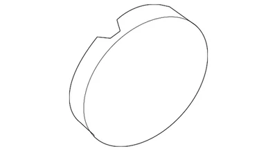 Cubierta de esquina original Volkswagen 1C0-867-828-A-B41 Foto 1 de 2