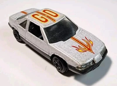 Yatming #819 Silver '88 Pontiac Grand Prix Diecast/Plastic GO Racecar VHTF - Image 1 of 4