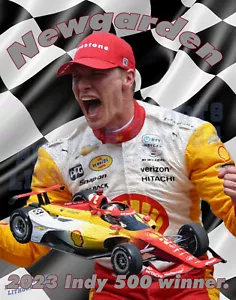 Indy Autodruck von Josef Newgarden 2023 11x14 - Bild 1 von 1