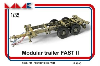 MMK F 3080  TRAILER TATRA FAST-II  RESIN KIT - Immagine 1 di 4