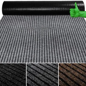 Teppichläufer Fußmatte Türmatte Sauberlaufmatte Fussmatte Uni mit Rillen Mischa! - Bild 1 von 17