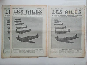 LES AILES 1939 944 SPITFIRE FAIRCHILD M-62 AVIATION ITALIENNE GIVRAGE 14 JUILLET - Picture 1 of 7