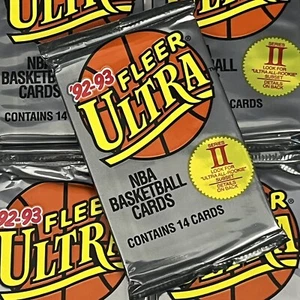 92/93 Fleer Ultra Basketball Series 2 Factory Sealed Pack - Picture 1 of 2