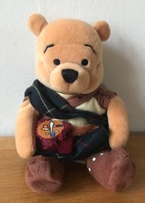 Disney Highlander Pooh Plush Soft Toy Beanie