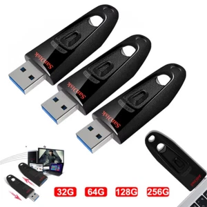 SanDisk Ultra USB 3.0 Flash Drive CZ48 32GB 64GB 128GB 512GB Memory Stick Pen - Picture 1 of 20
