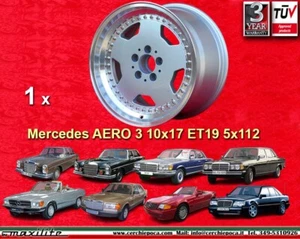 1 cerchio Mercedes Aero 3 10x17 Mercedes 107 108 109 116 123 126 129 124 E500 - Imagen 1 de 23