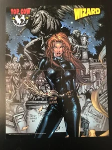 WITCHBLADE WIZARD POSTER 10X13 NM BRIAN CHING TOP COW 2000 - Picture 1 of 2