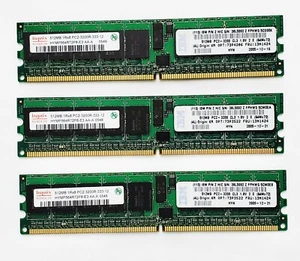 HYNIX 512MB PC2-3200R DDR2-400 SDRAM DIMM MEMORY REG ECC 1RX8 CL3 240 PIN 1.8V - Picture 1 of 2