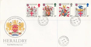(95638) CLEARANCE GB FDC Heraldry College of Arms CDS ARMTHORPE 1984 - Picture 1 of 2
