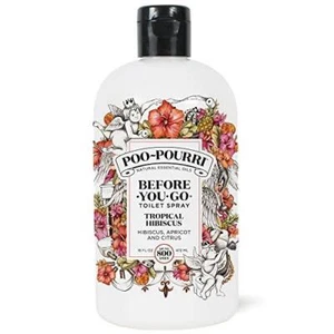 Poo-Pourri Before-You-Go Toilet Spray, Tropical Hibiscus, Refill Bottle 16 Fl Oz - Picture 1 of 6