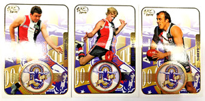 2005 SELECT AFL DYNASTY ALL AUSTRALIAN TEAM CARD FULL TEAM SET-ST. KILDA(3)