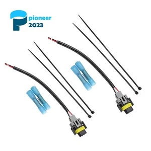 2 x Headlight Repair Harness Pigtail Plug for Polaris RZR S 800 Ranger XP 570 - Picture 1 of 5