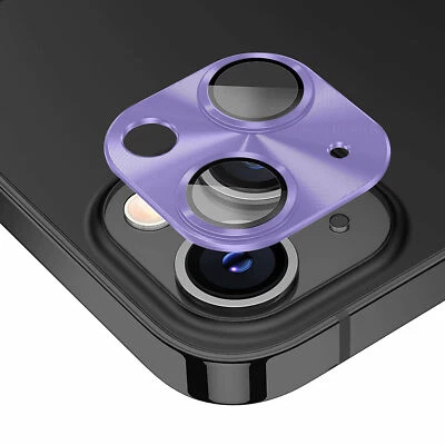 F0r iPhone 15 14 13 12 11 Full Cover Tempered Glass Metal Camera Lens Protector - Image 1 of 4