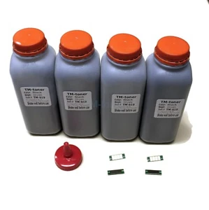 4x Toner refill with Chips for Ricoh SP4510SF SP4510DN SP3610SF 3600DN cartridge - Picture 1 of 2