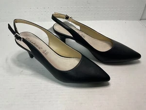 New Women’s Size 7 us Greaton u Slingback Kitten Heel Dress Pumps Shoes 38 - Picture 1 of 9