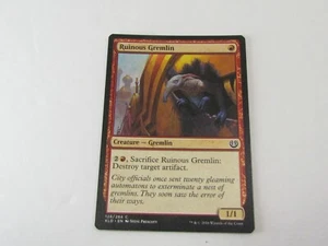 Ruinous Gremlin 128/264 Kaladesh Magic The Gathering 2016 LP - Imagen 1 de 2