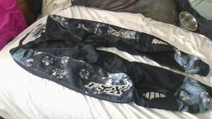 Fox Racing 180 Motocross Pants Sz 7/8 Waist 28 Inseam 26.5" Blue Hibiscus Flower - Picture 1 of 24