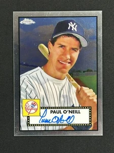 2021 Topps Chrome Platinum Anniversary Paul O'Neill Auto #PA-PO Yankees - Picture 1 of 2