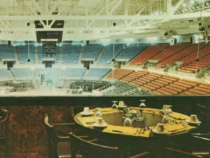 Providence Civic Center Interior Dining Area Aerial Seats Arena RI postcard G330 - Picture 1 of 3