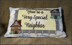 Home Style Foam Neck/Flight Pillow "You're a Very Special Neighbor #A1035 - Picture 1 of 6