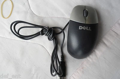 BLACK OPTICAL MOUSE M-UVDEL1 DELL USB  TESTED WORKS PERFECT - Image 1 of 3